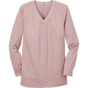 182- Duluth EUC Purple Long Sleeve Top with Pockets Size M